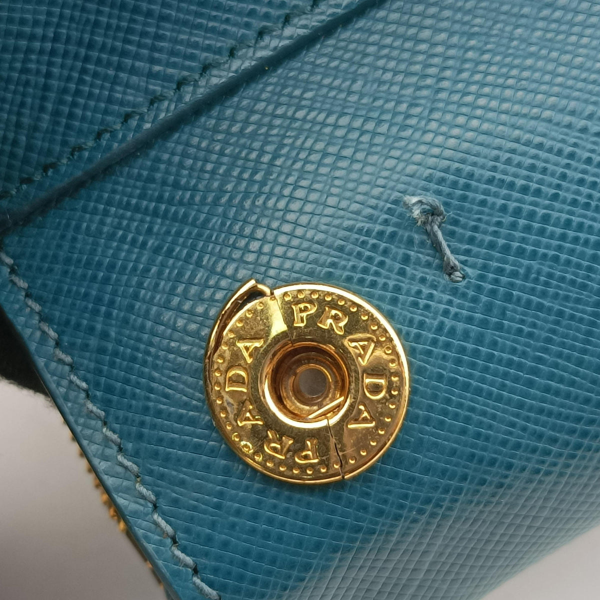 Secondhand Prada Galleria BlueGreen SAFFIANO Leather BN1786 handbag | stylenewstar