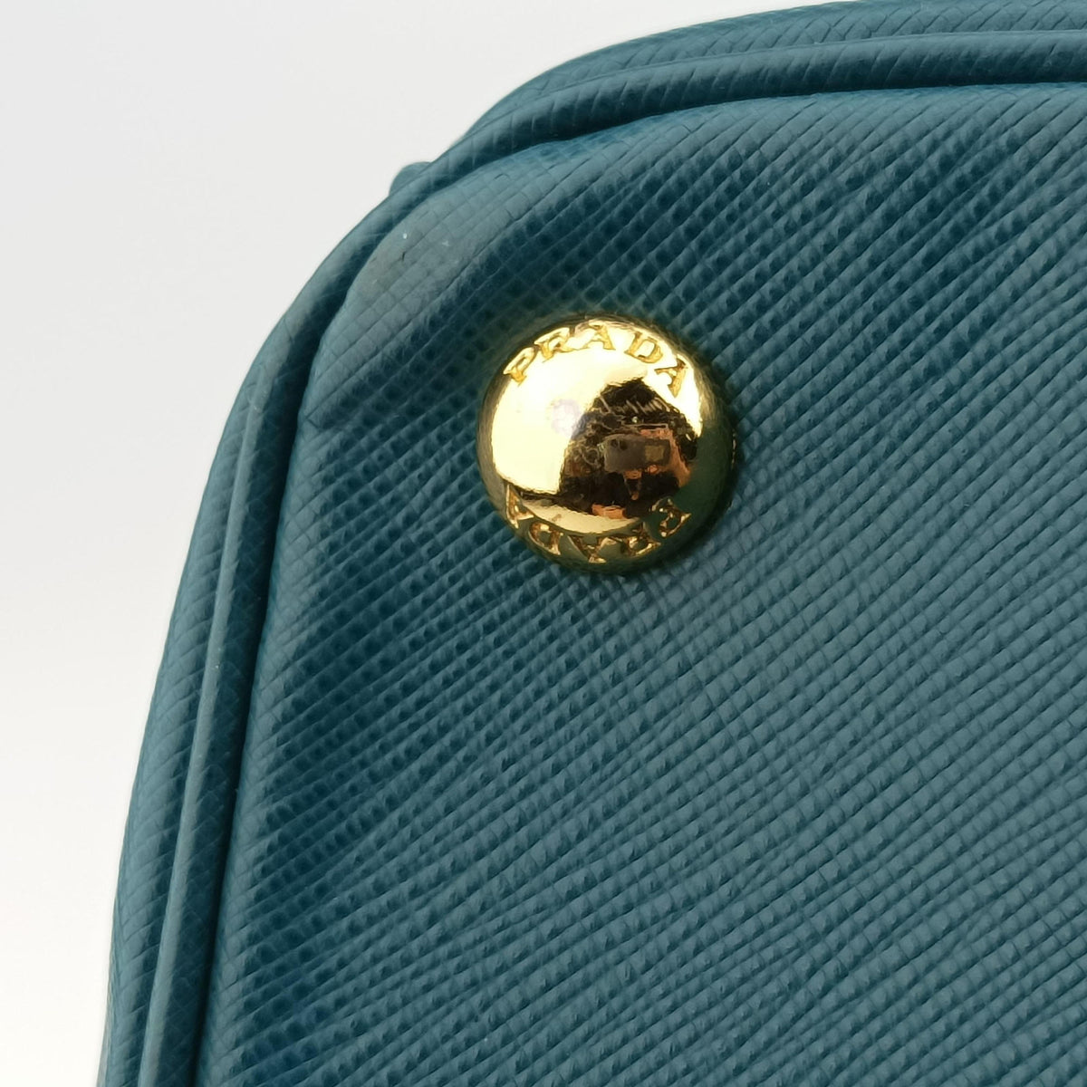 Secondhand Prada Galleria BlueGreen SAFFIANO Leather BN1786 handbag | stylenewstar
