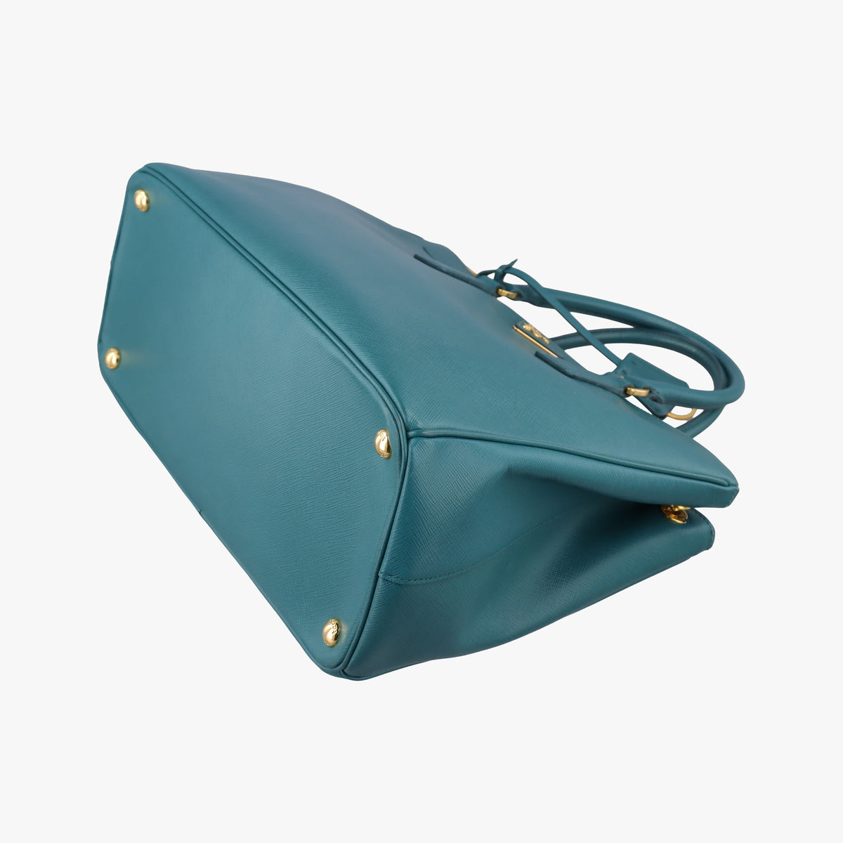Secondhand Prada Galleria BlueGreen SAFFIANO Leather BN1786 handbag | stylenewstar