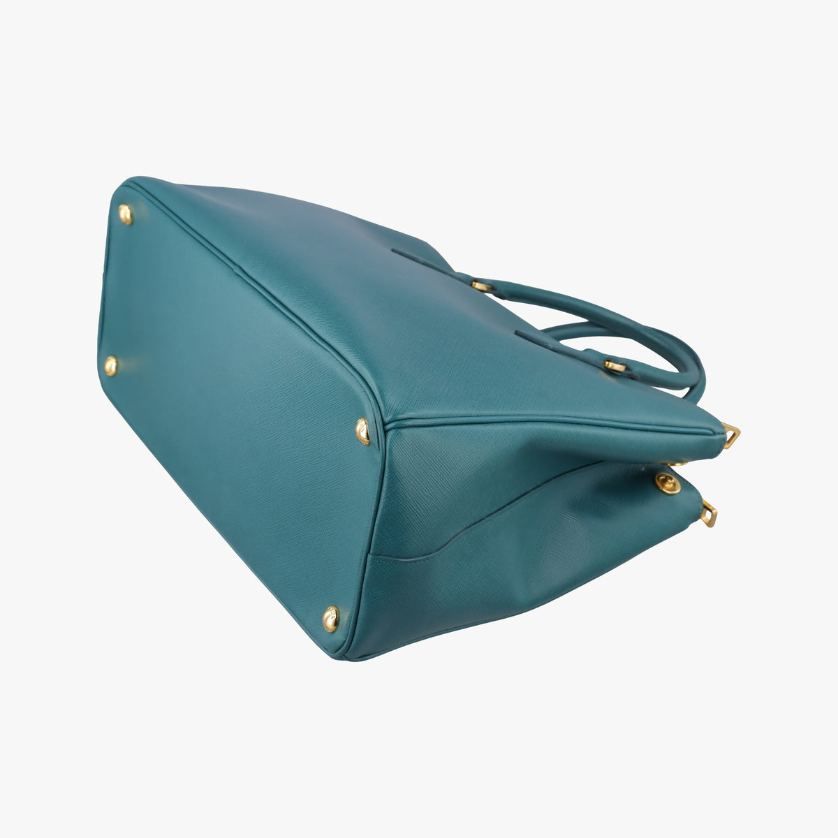 Secondhand Prada Galleria BlueGreen SAFFIANO Leather BN1786 handbag | stylenewstar