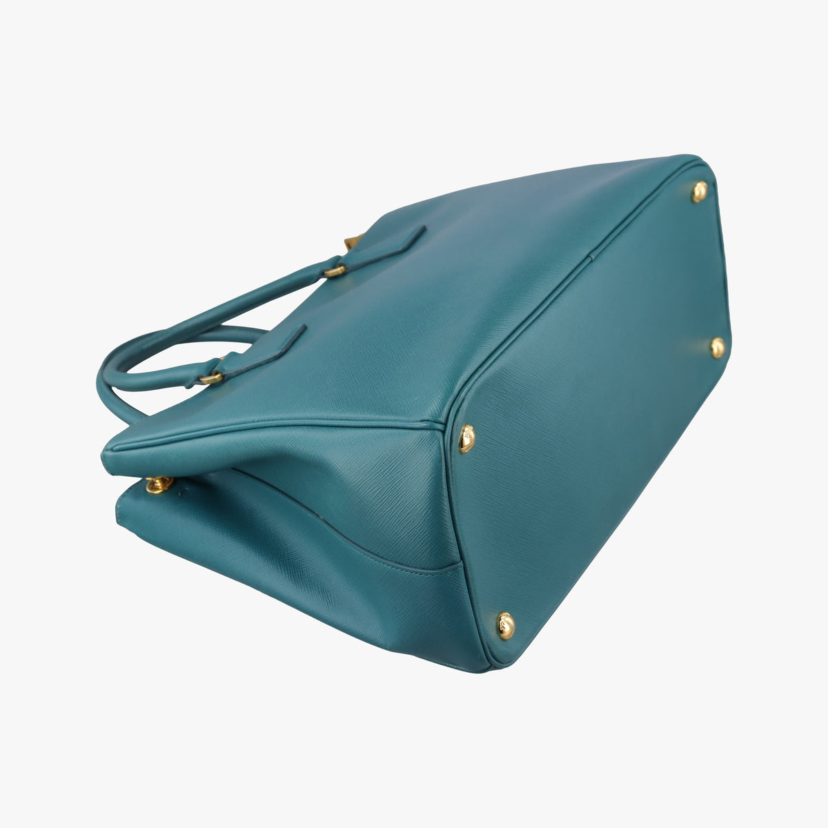 Secondhand Prada Galleria BlueGreen SAFFIANO Leather BN1786 handbag | stylenewstar