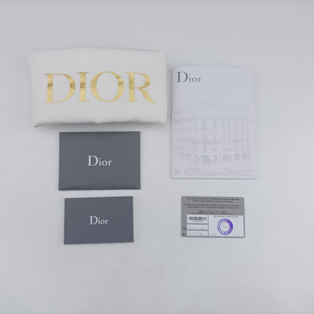 Pre-owned Christian Dior Saddle Navy Jacquard  shoulderbag | stylenewstar