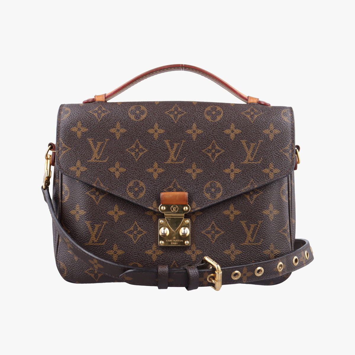 Vintage Louis Vuitton Pochette Metis MM Brown Monogram Canvas M44875 shoulderbag | stylenewstar
