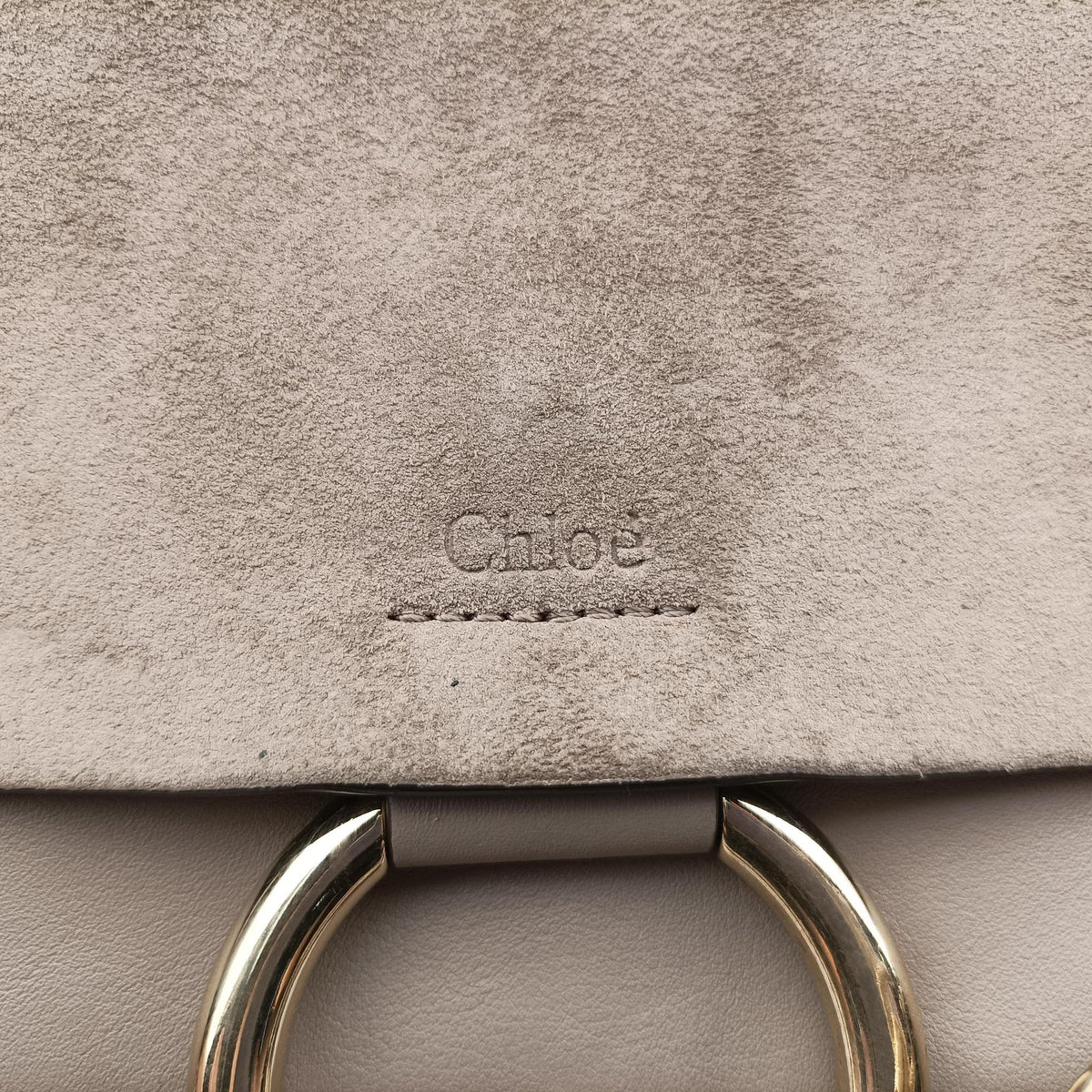 Vintage Chloe FAYE Beige Suede × leather  shoulderbag | stylenewstar
