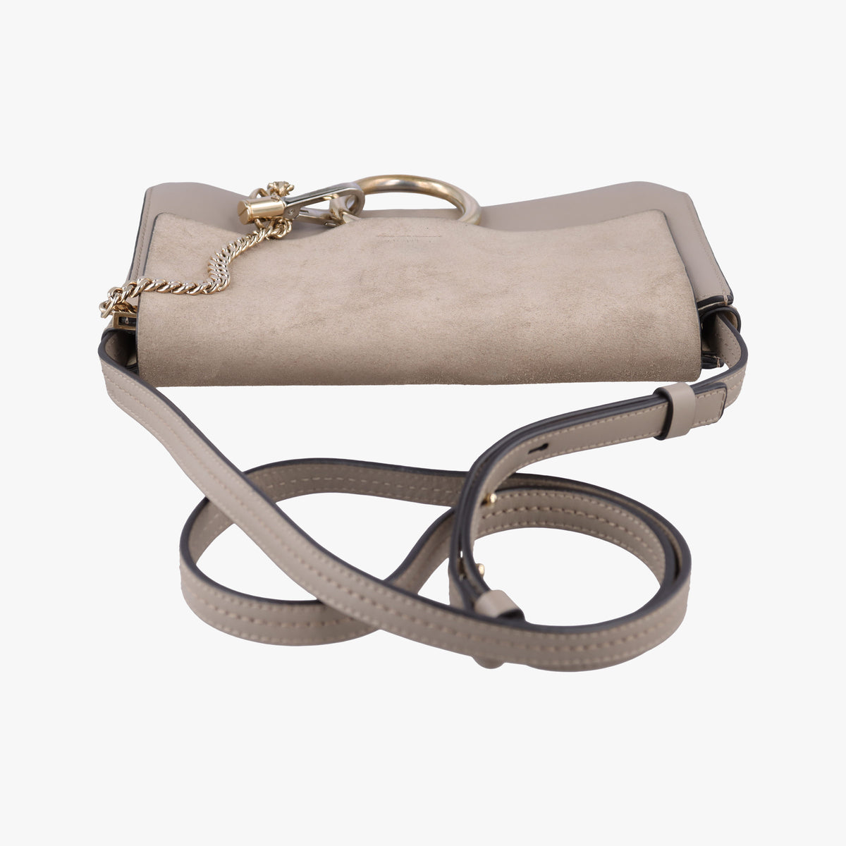 Vintage Chloe FAYE Beige Suede × leather  shoulderbag | stylenewstar