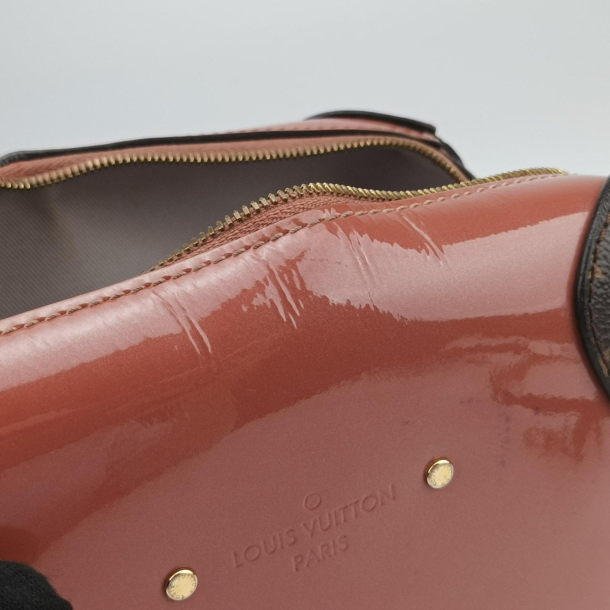 Secondhand Louis Vuitton Miroir Venice Vieux Rose Vernis M53546 shoulderbag | stylenewstar