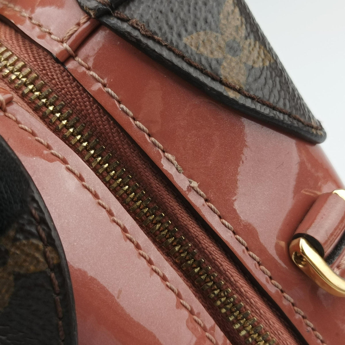 Secondhand Louis Vuitton Miroir Venice Vieux Rose Vernis M53546 shoulderbag | stylenewstar