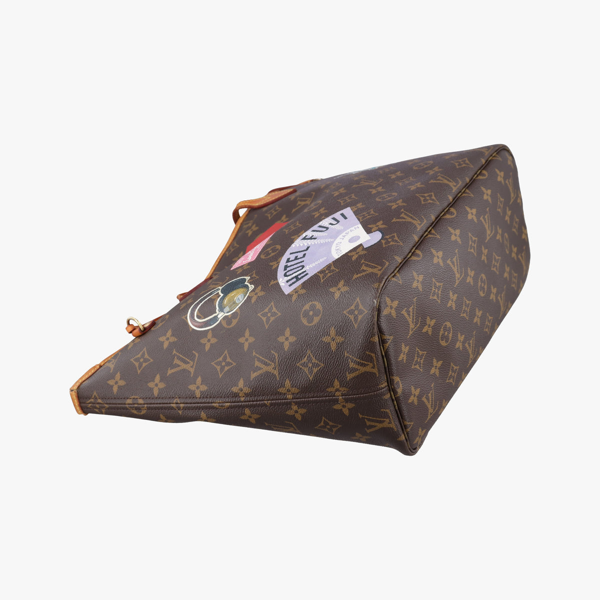 Pre-owned Louis Vuitton Neverfull MM brown×multicolor Monogram Canvas  shoulderbag | stylenewstar
