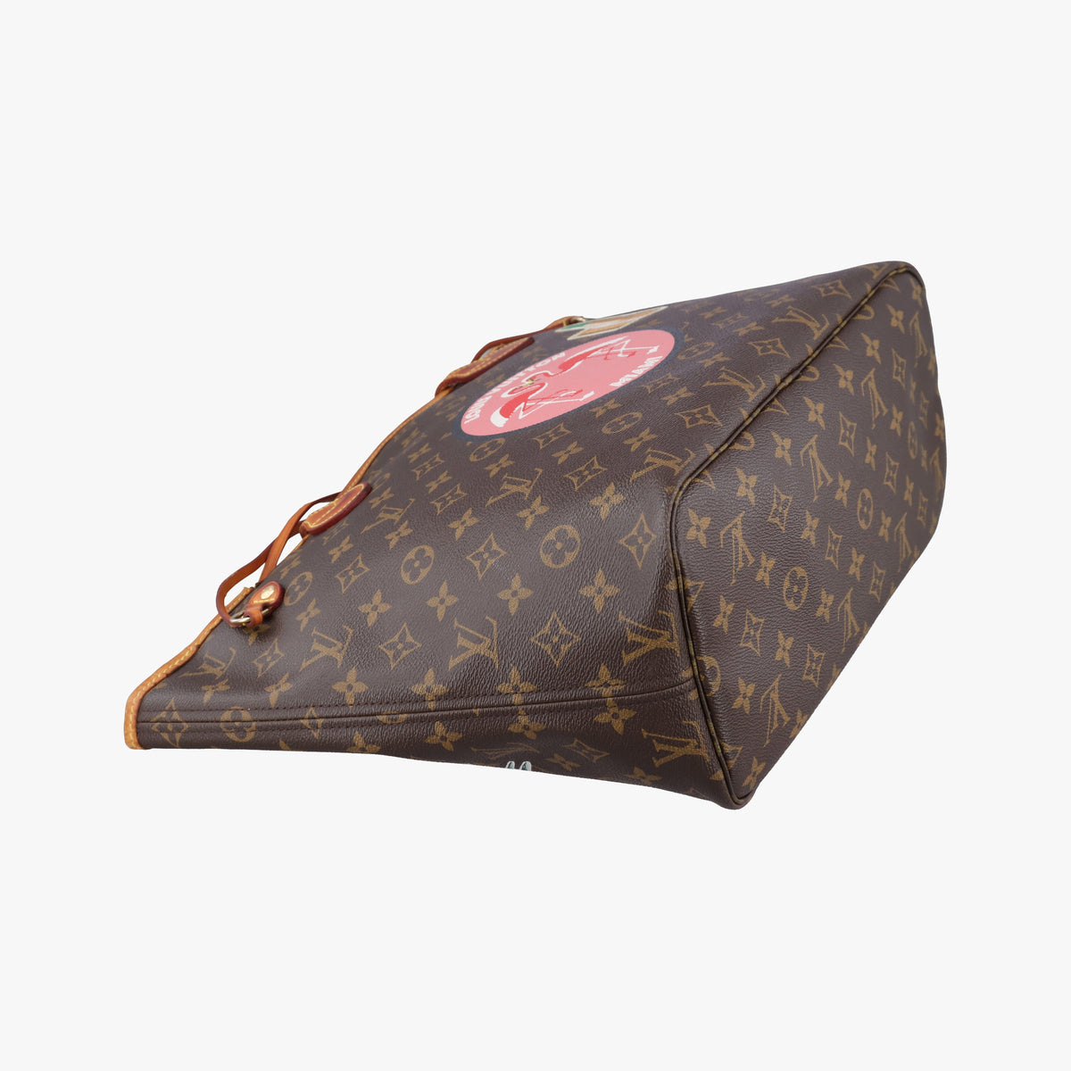 Pre-owned Louis Vuitton Neverfull MM brown×multicolor Monogram Canvas  shoulderbag | stylenewstar
