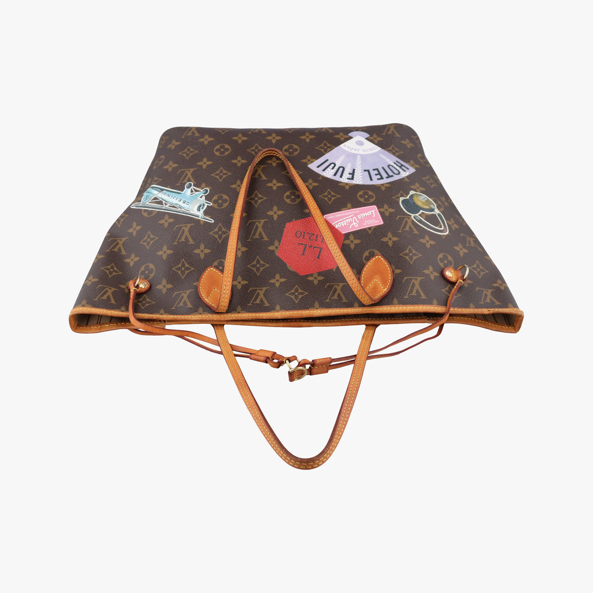 Pre-owned Louis Vuitton Neverfull MM brown×multicolor Monogram Canvas  shoulderbag | stylenewstar