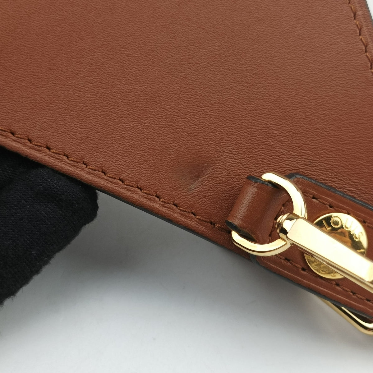 Pre-owned Louis Vuitton DAUPHINE brown monogram reverse M44586 bum bag/waist bag | stylenewstar