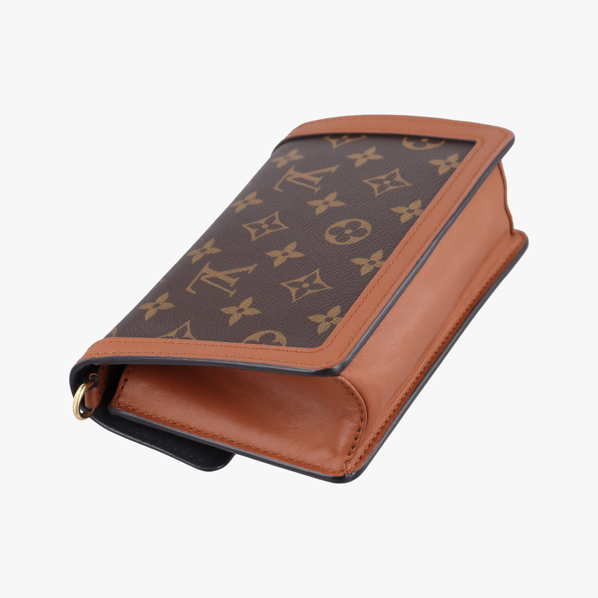 Pre-owned Louis Vuitton DAUPHINE brown monogram reverse M44586 bum bag/waist bag | stylenewstar