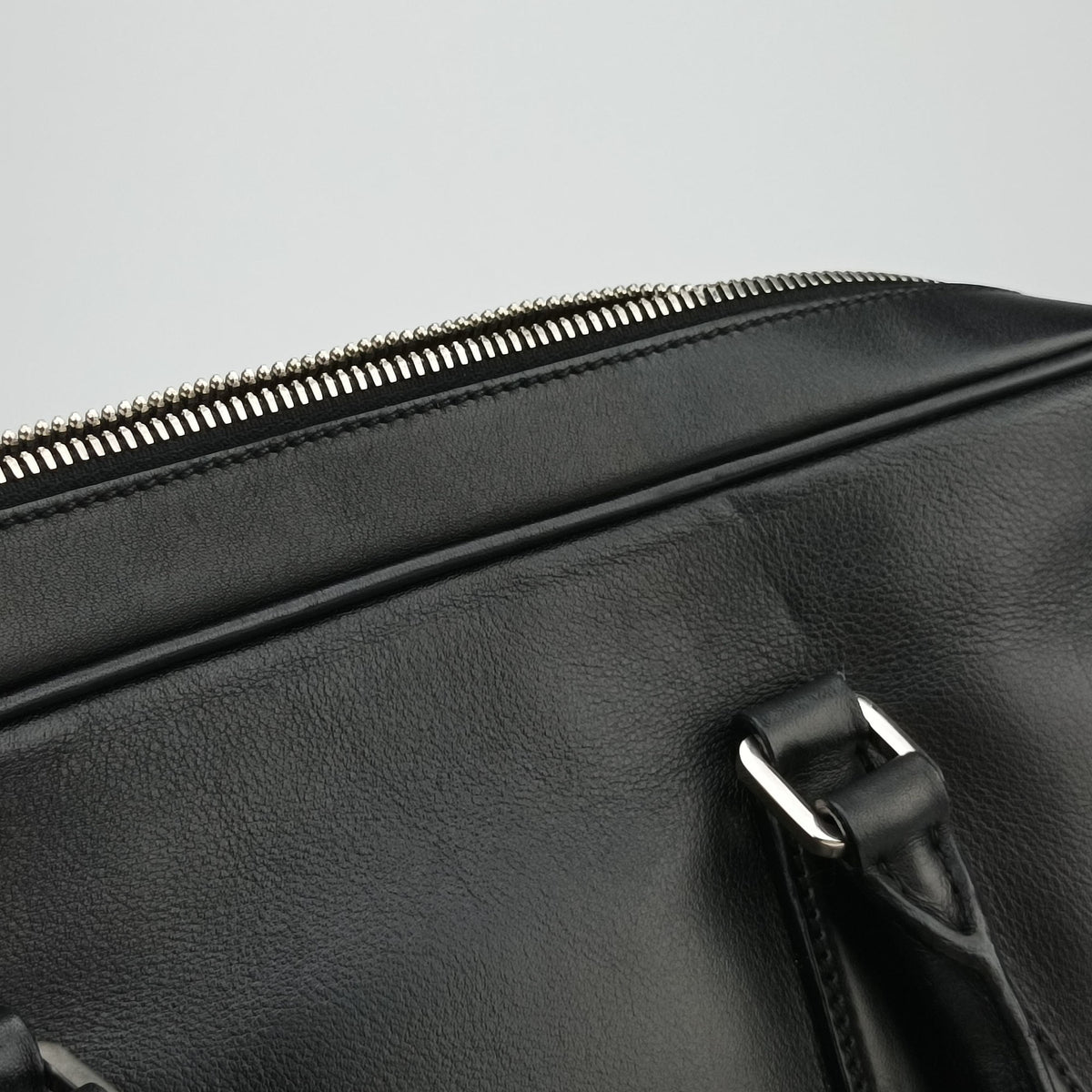 Pre-owned Prada business bag briefcase Black Leather 2VE363 handbag | stylenewstar