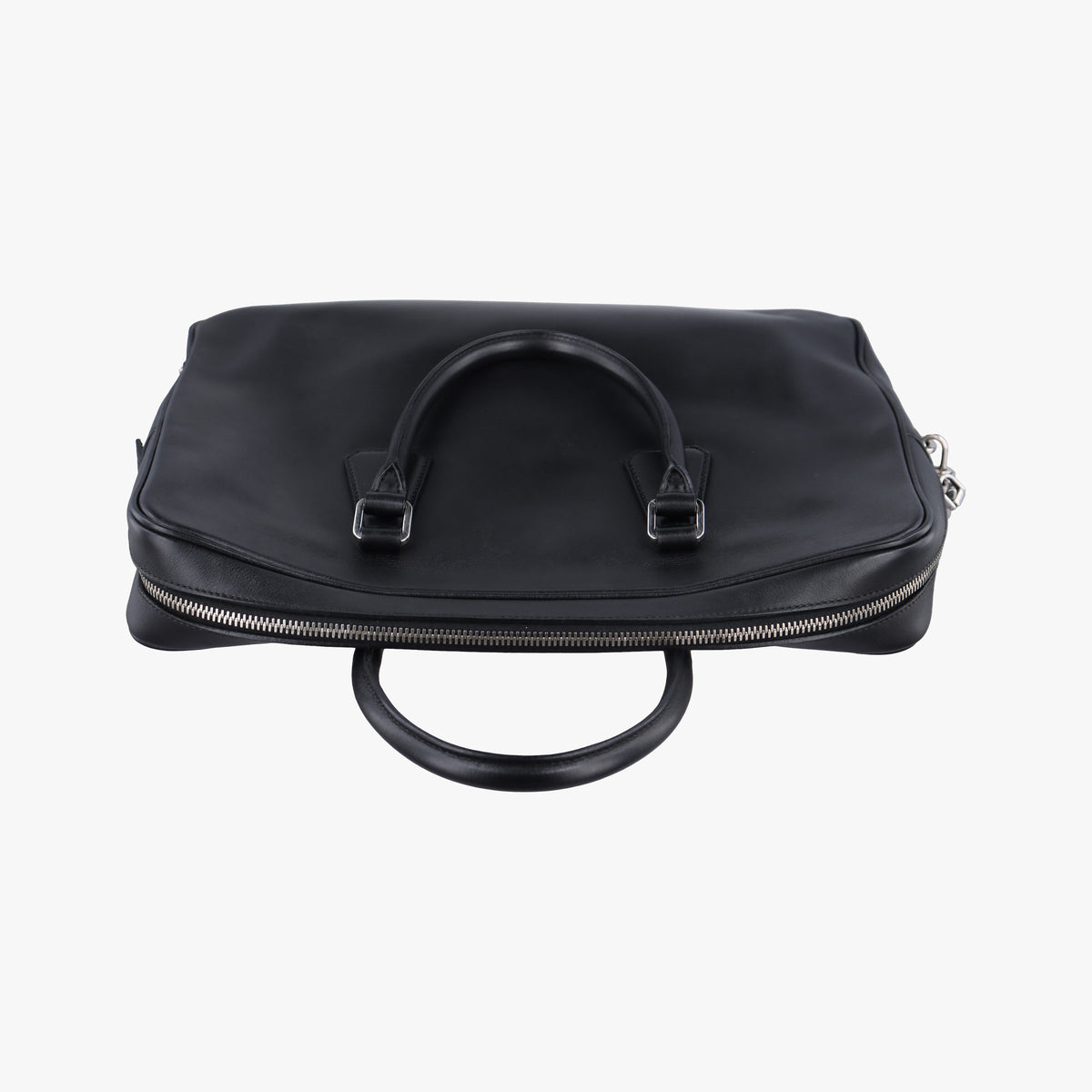 Pre-owned Prada business bag briefcase Black Leather 2VE363 handbag | stylenewstar