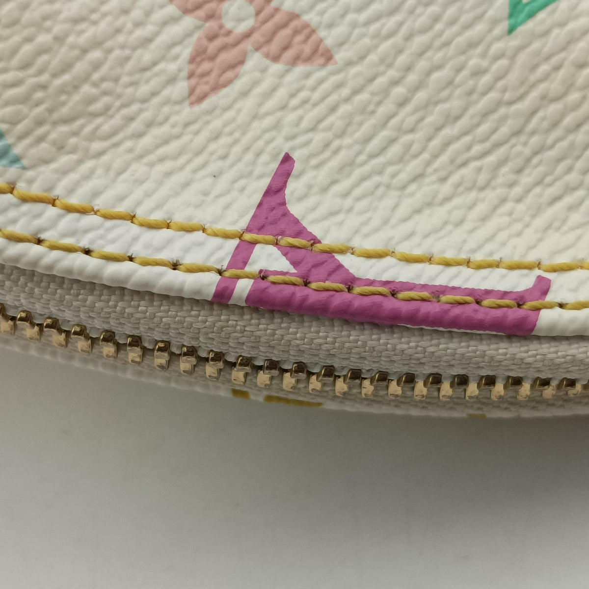 Vintage Louis Vuitton Alma PM white Monogram Multicolor M40443 handbag | stylenewstar