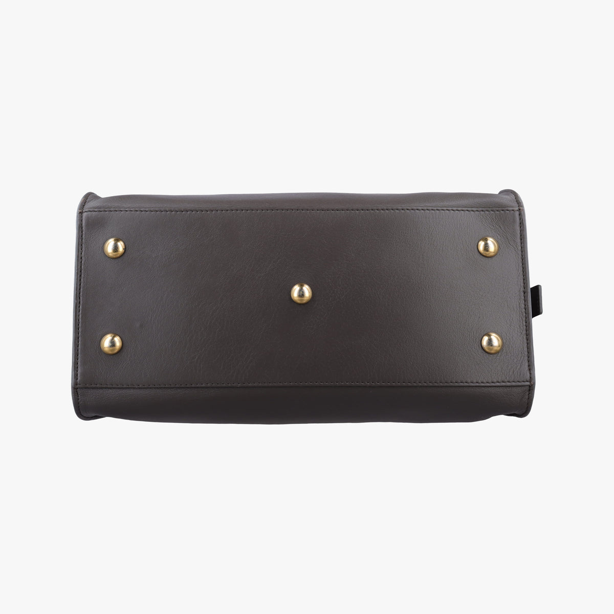 Secondhand Yves Saint Laurent Y Ligne Petit Cabas Grey Leather 311210 shoulderbag | stylenewstar
