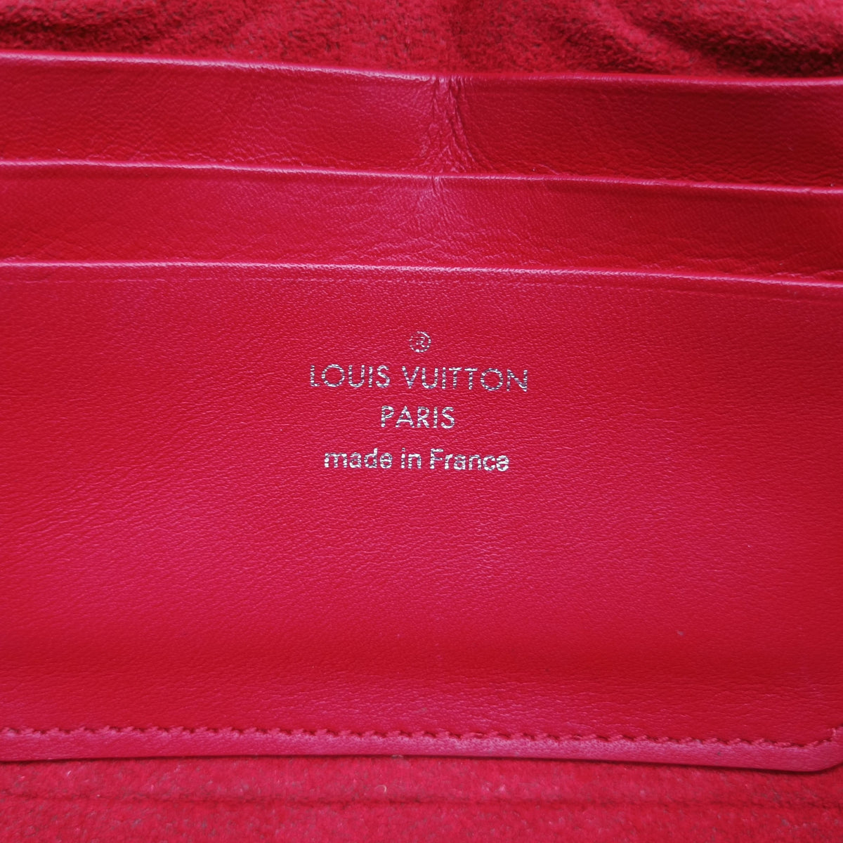 Pre-owned Louis Vuitton New Wave Chain Pochette ECARLATE Leather M63956 shoulderbag | stylenewstar