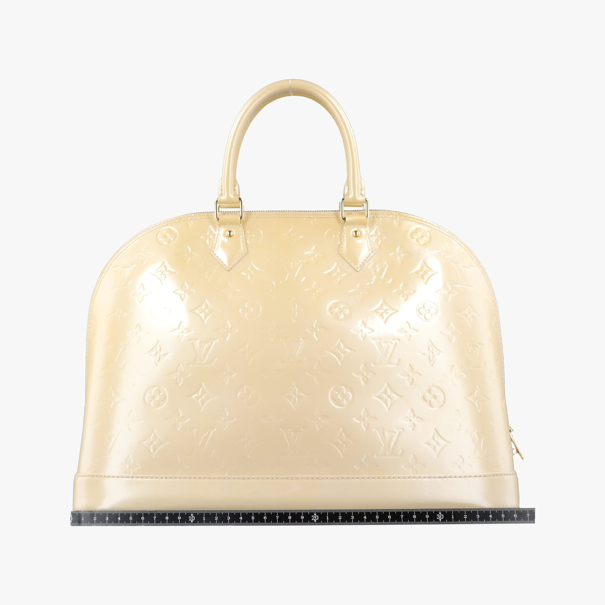 Secondhand Louis Vuitton Alma GM Broncorail Vernis M91450 handbag | stylenewstar