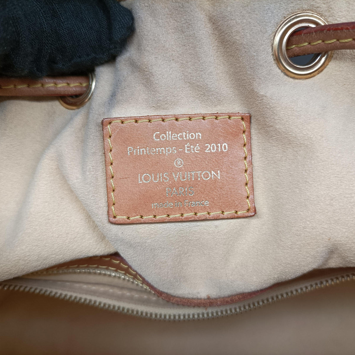 Pre-owned Louis Vuitton Neo Brown×Argent Monogram Eden×calf leather M40355 shoulderbag | stylenewstar