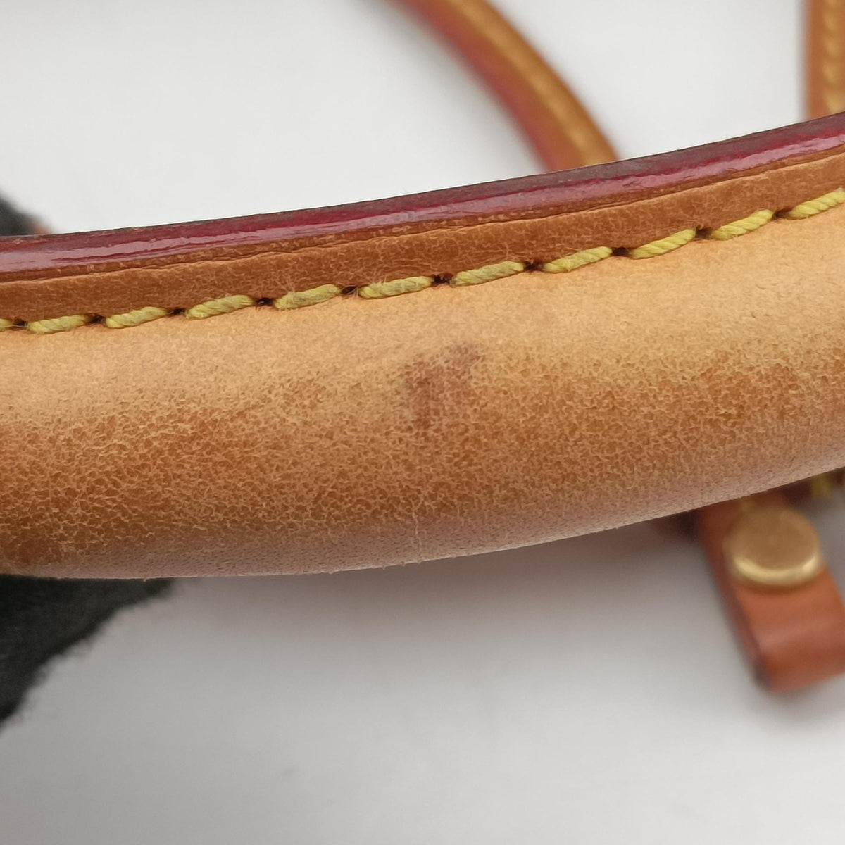 Pre-owned Louis Vuitton Neo Brown×Argent Monogram Eden×calf leather M40355 shoulderbag | stylenewstar
