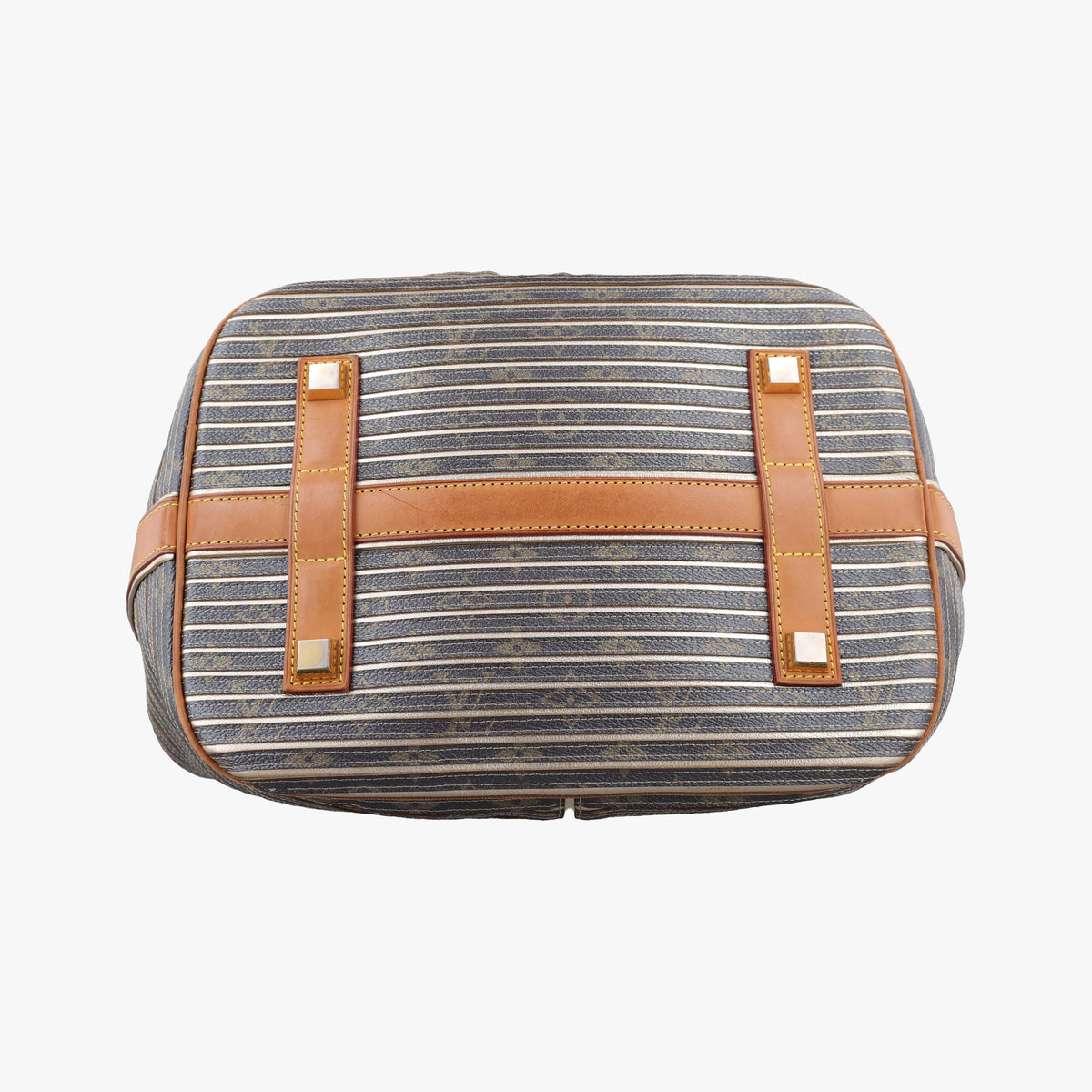 Pre-owned Louis Vuitton Neo Brown×Argent Monogram Eden×calf leather M40355 shoulderbag | stylenewstar