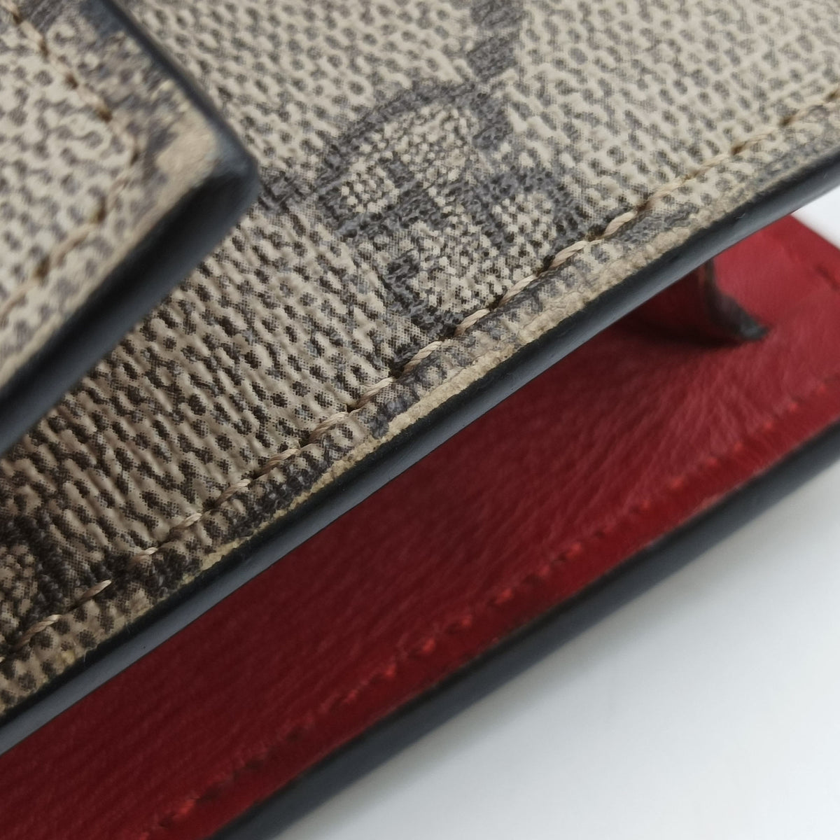 Pre-owned Gucci GG Supreme Cherry Brown×Red PVC coated canvas×Leather 481291 shoulderbag | stylenewstar