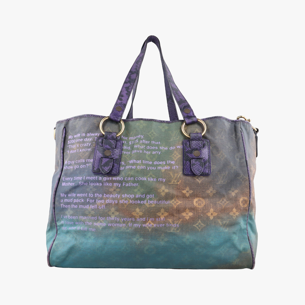 Pre-owned Louis Vuitton Monogram Jokes Heartbreak Brown×multicolor Monogram canvas M95740 handbag | stylenewstar