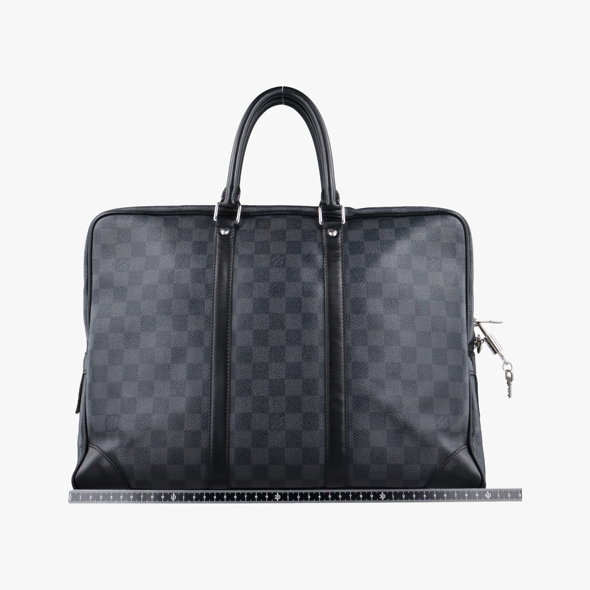 Secondhand Louis Vuitton Porte Documents Voyage Noir Damier Graphite N41125 handbag | stylenewstar