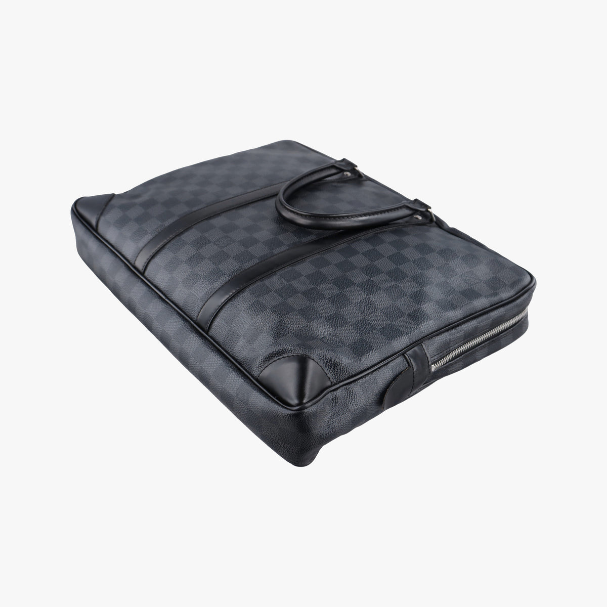 Secondhand Louis Vuitton Porte Documents Voyage Noir Damier Graphite N41125 handbag | stylenewstar