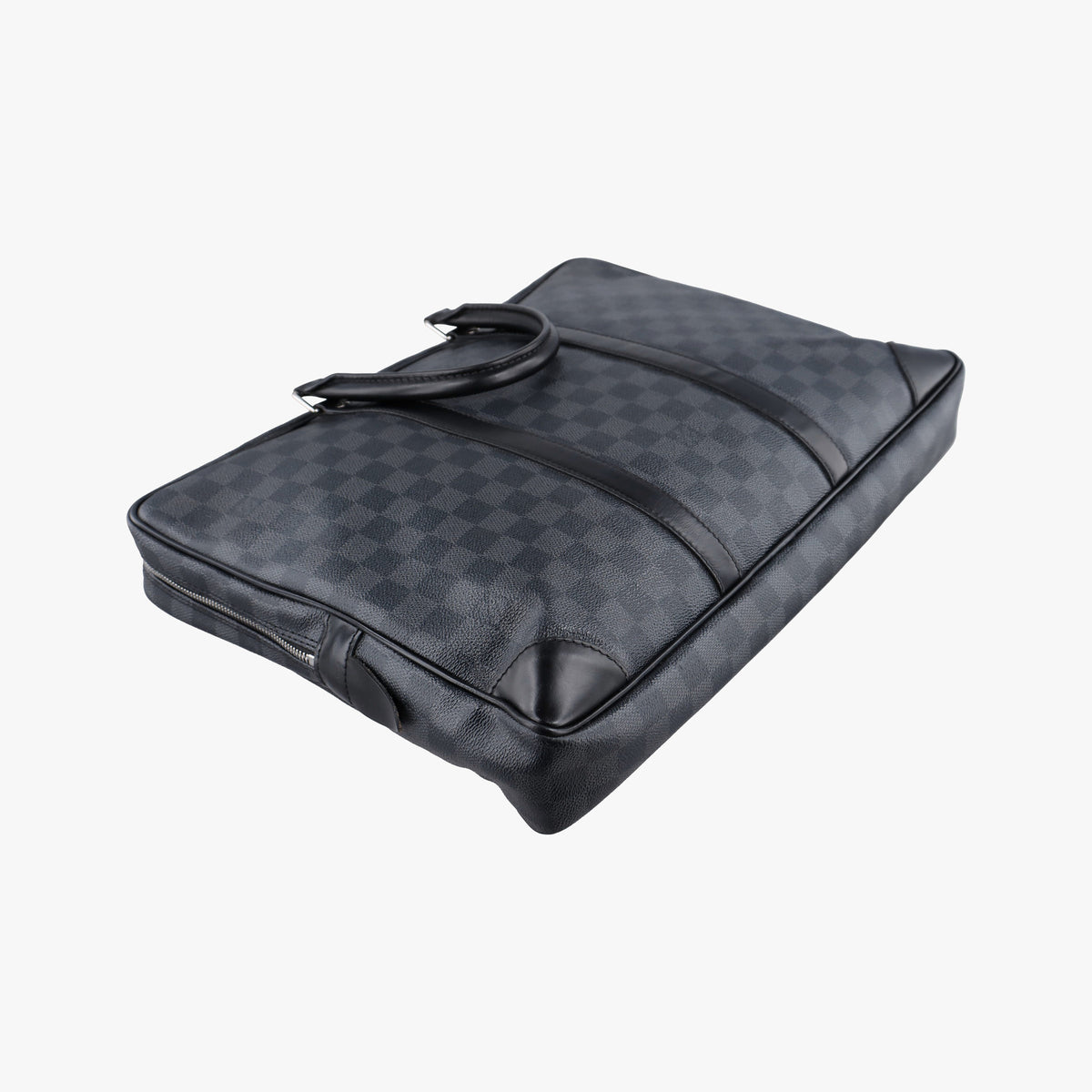 Secondhand Louis Vuitton Porte Documents Voyage Noir Damier Graphite N41125 handbag | stylenewstar