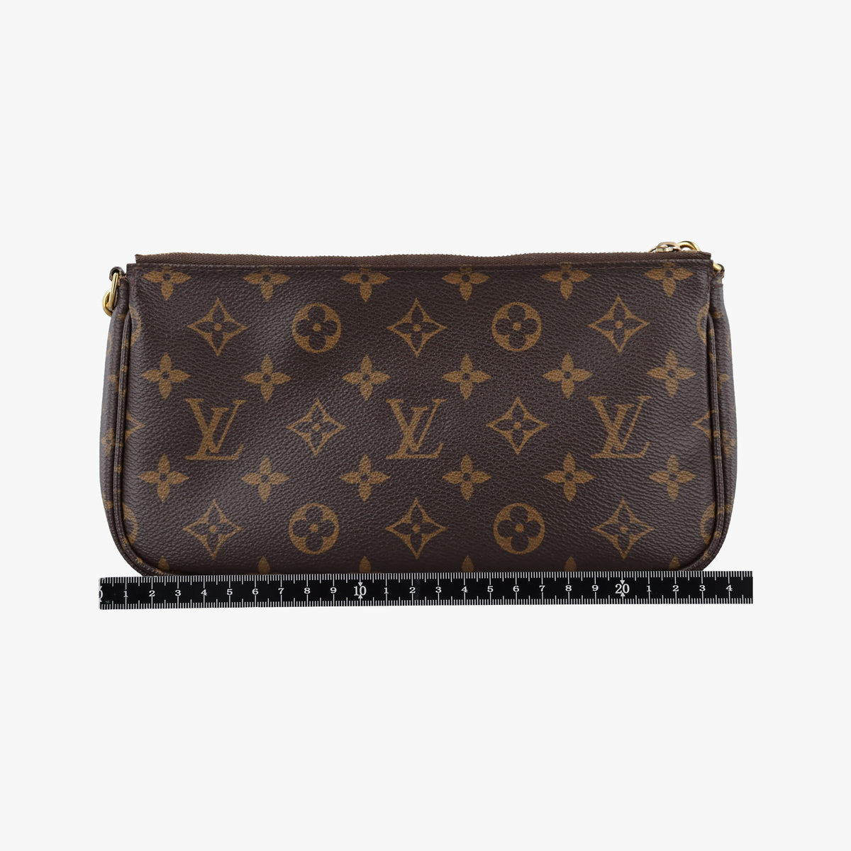 Secondhand Louis Vuitton MULTI POCHETTE ACCESSOIRES brown×khaki Monogram Canvas M44813 shoulderbag | stylenewstar
