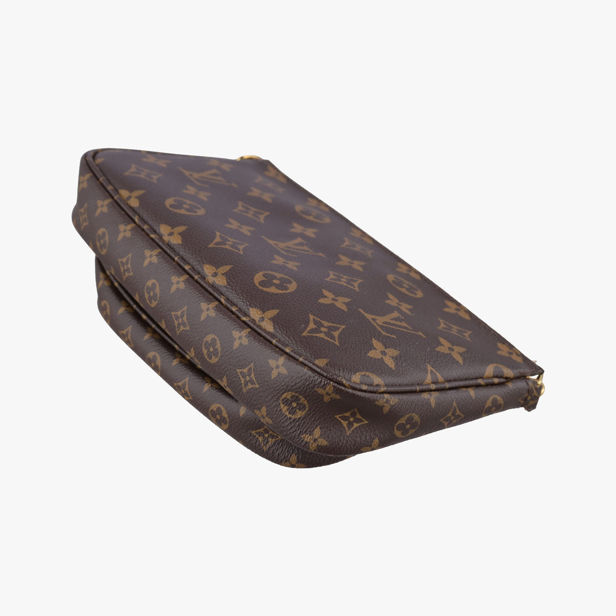 Secondhand Louis Vuitton MULTI POCHETTE ACCESSOIRES brown×khaki Monogram Canvas M44813 shoulderbag | stylenewstar