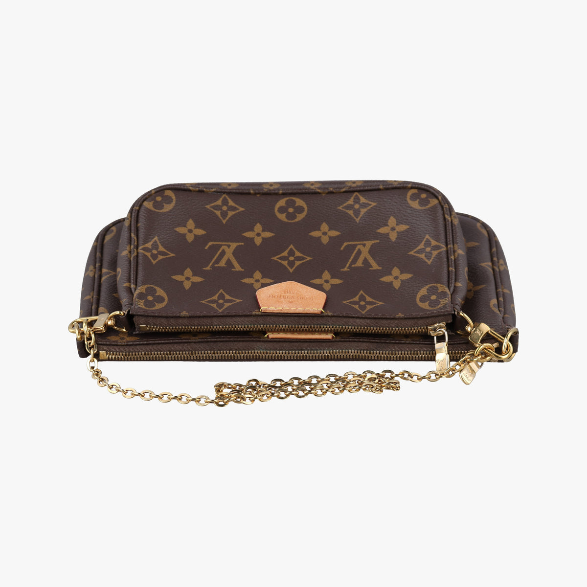 Secondhand Louis Vuitton MULTI POCHETTE ACCESSOIRES brown×khaki Monogram Canvas M44813 shoulderbag | stylenewstar
