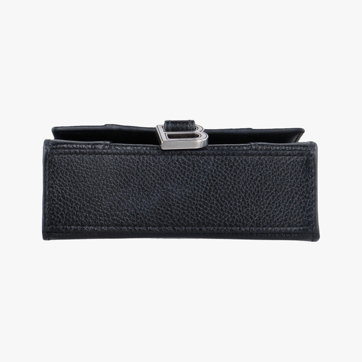 Pre-owned Balenciaga Hourglass Black Leather  shoulderbag | stylenewstar