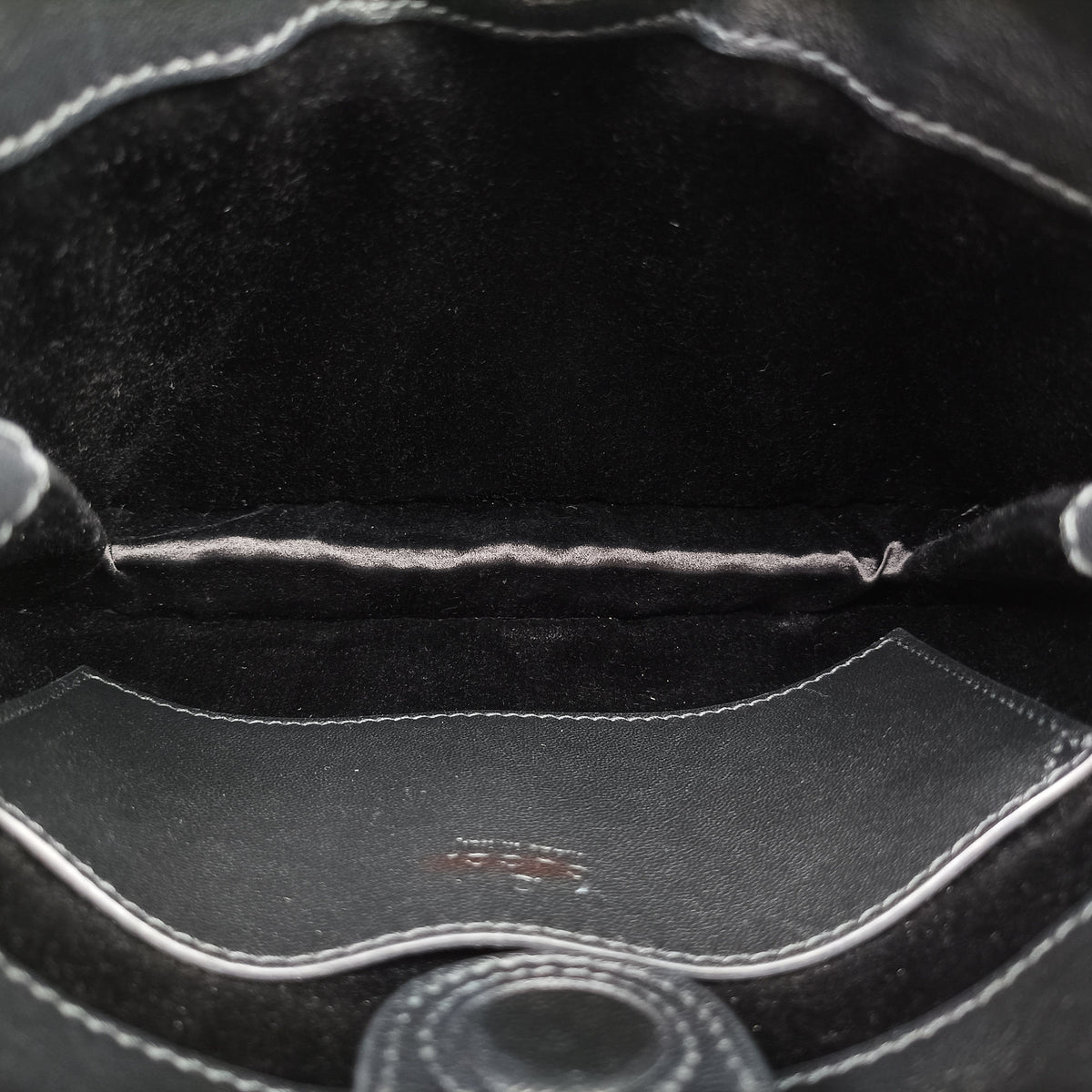 Pre-owned Gucci Horsebit Slim Black Leather 764191 shoulderbag | stylenewstar