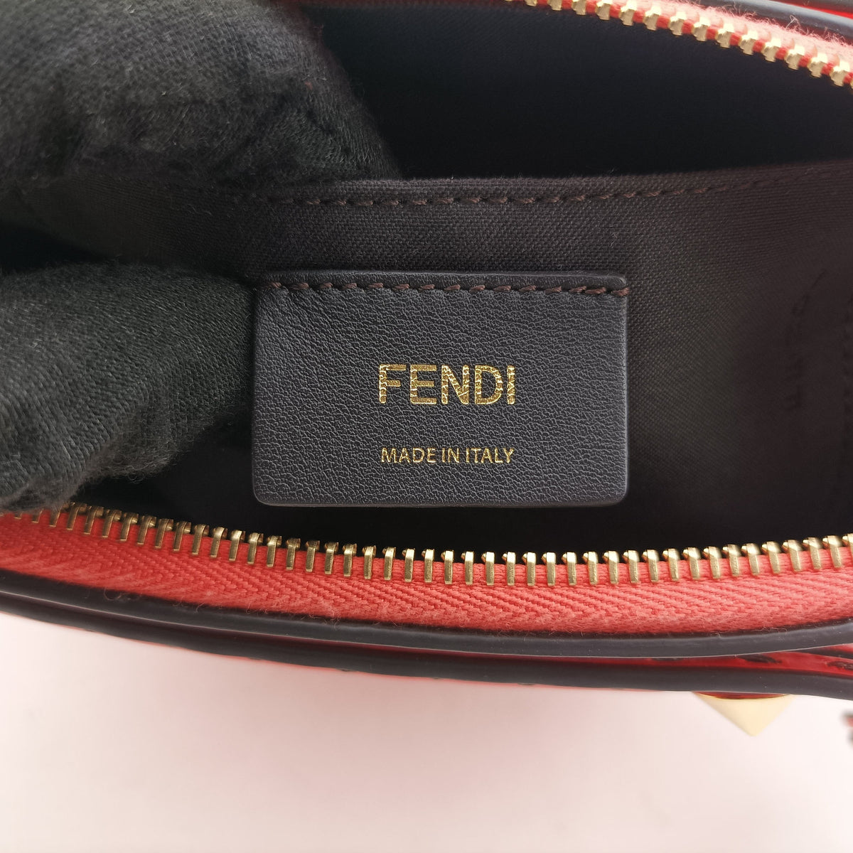 Pre-owned Fendi By the way Red Leather 8BL145 shoulderbag | stylenewstar