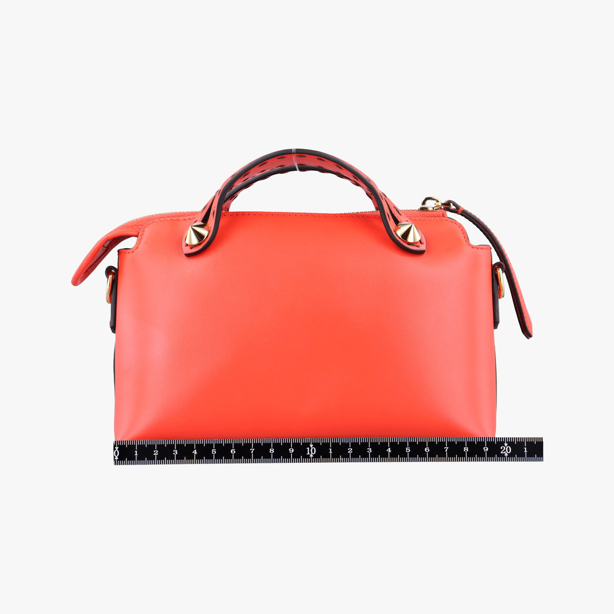 Pre-owned Fendi By the way Red Leather 8BL145 shoulderbag | stylenewstar