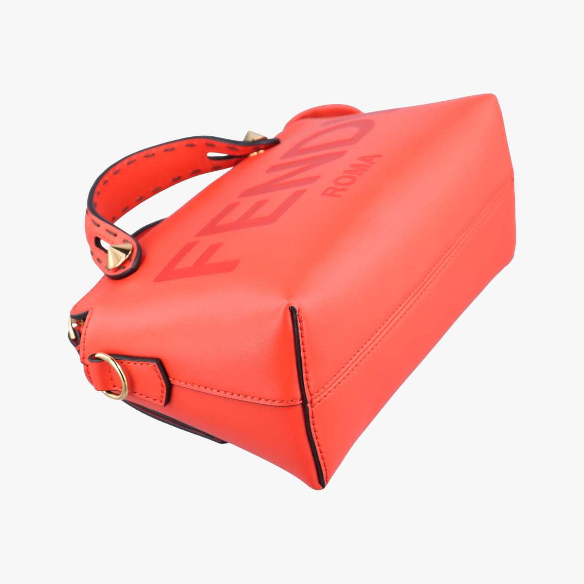 Pre-owned Fendi By the way Red Leather 8BL145 shoulderbag | stylenewstar