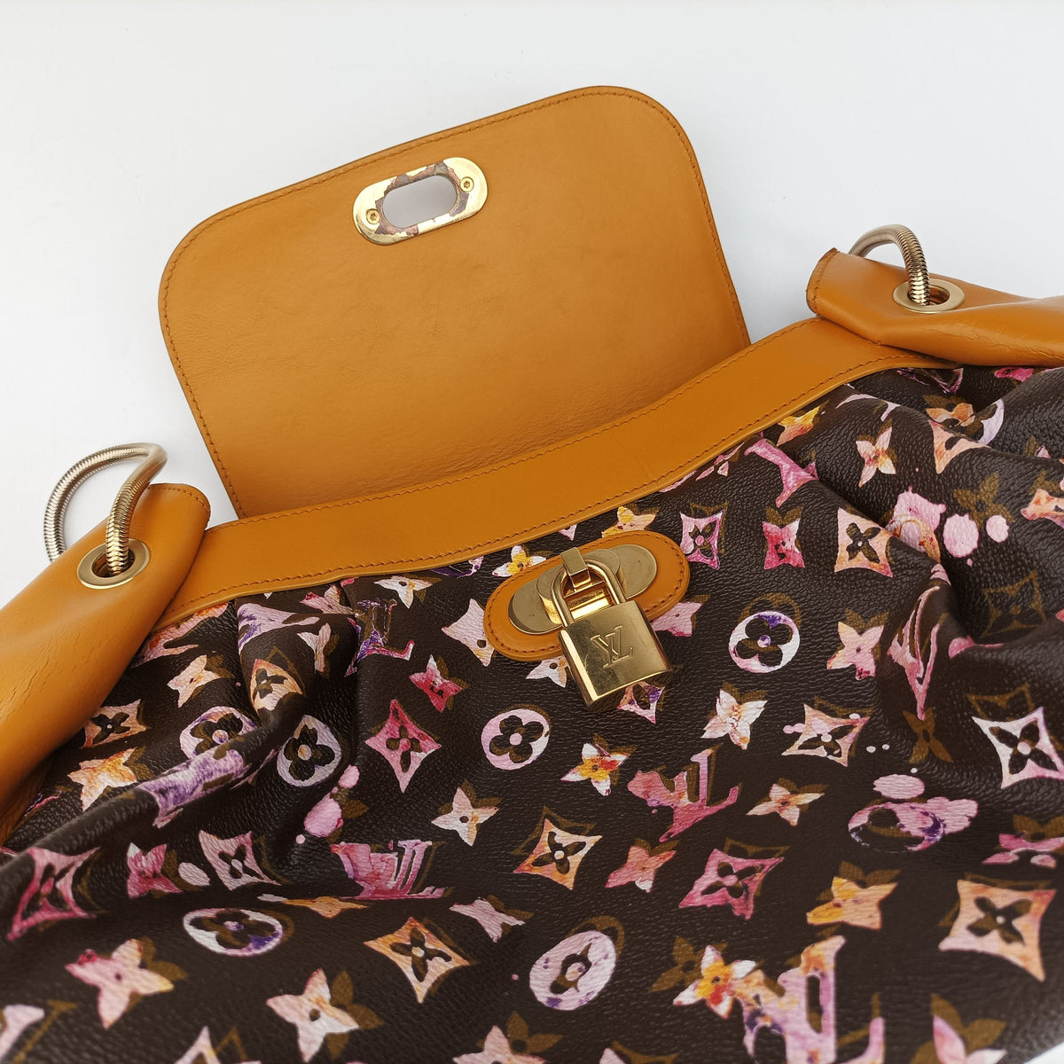 Pre-owned Louis Vuitton Jamais Marron Monogram Watercolor M95729 shoulderbag | stylenewstar
