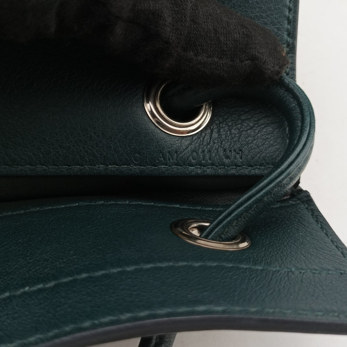Vintage Hermes Sac Aline mini Green leather  shoulderbag | stylenewstar