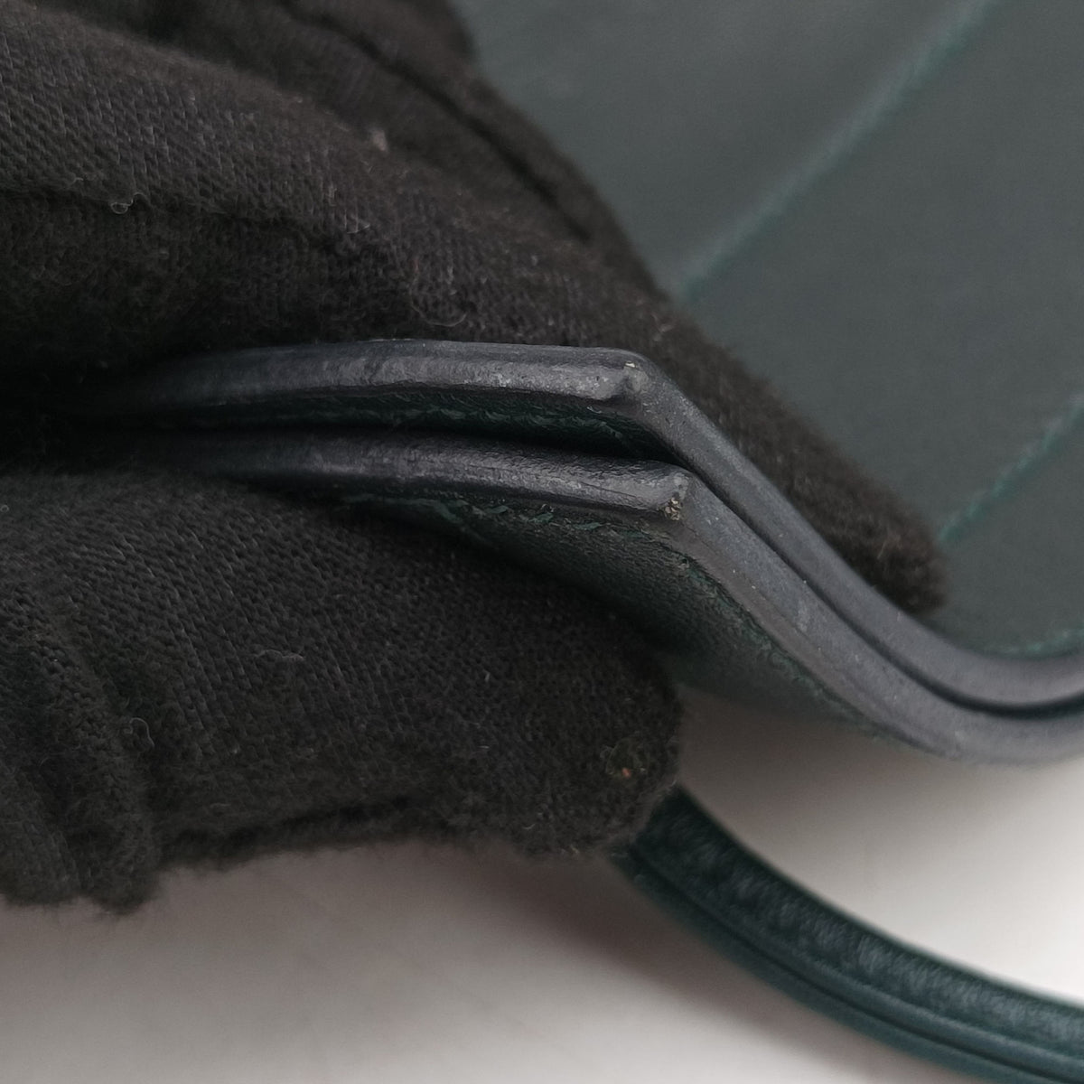 Vintage Hermes Sac Aline mini Green leather  shoulderbag | stylenewstar