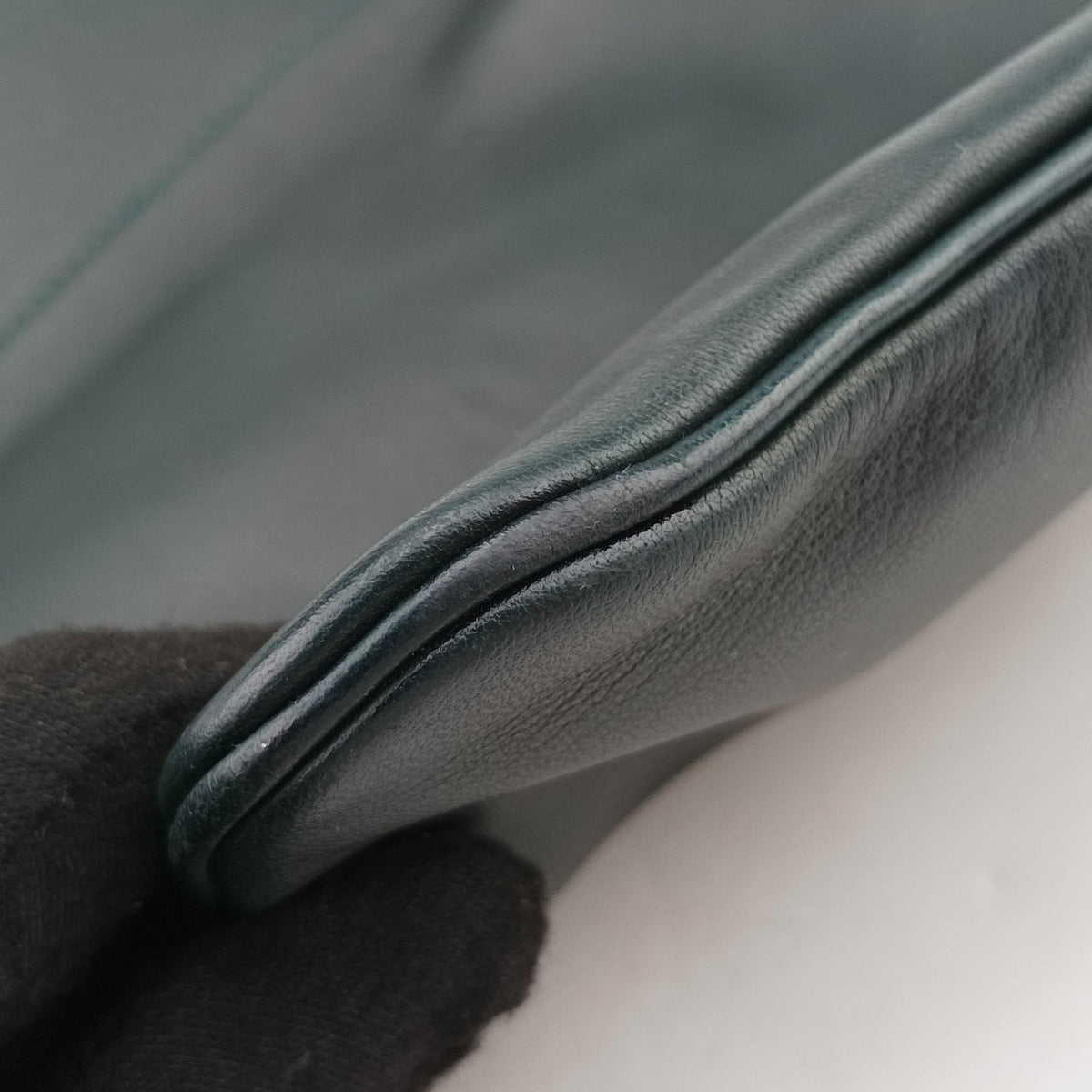 Vintage Hermes Sac Aline mini Green leather  shoulderbag | stylenewstar