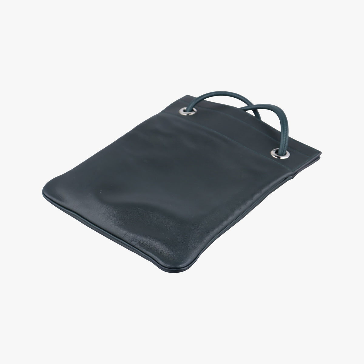 Vintage Hermes Sac Aline mini Green leather  shoulderbag | stylenewstar