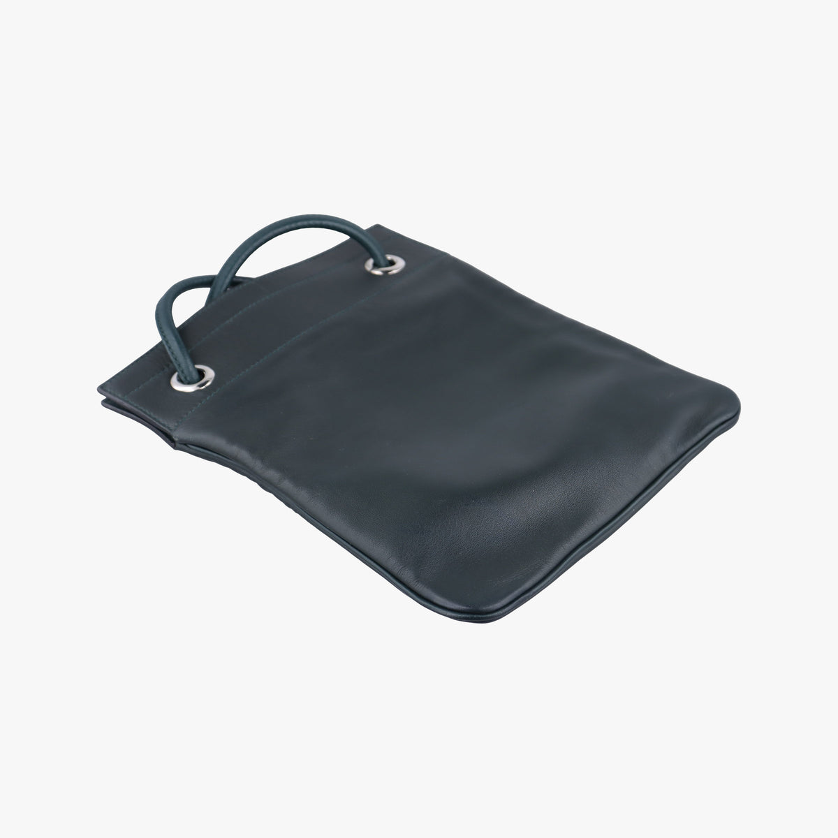 Vintage Hermes Sac Aline mini Green leather  shoulderbag | stylenewstar