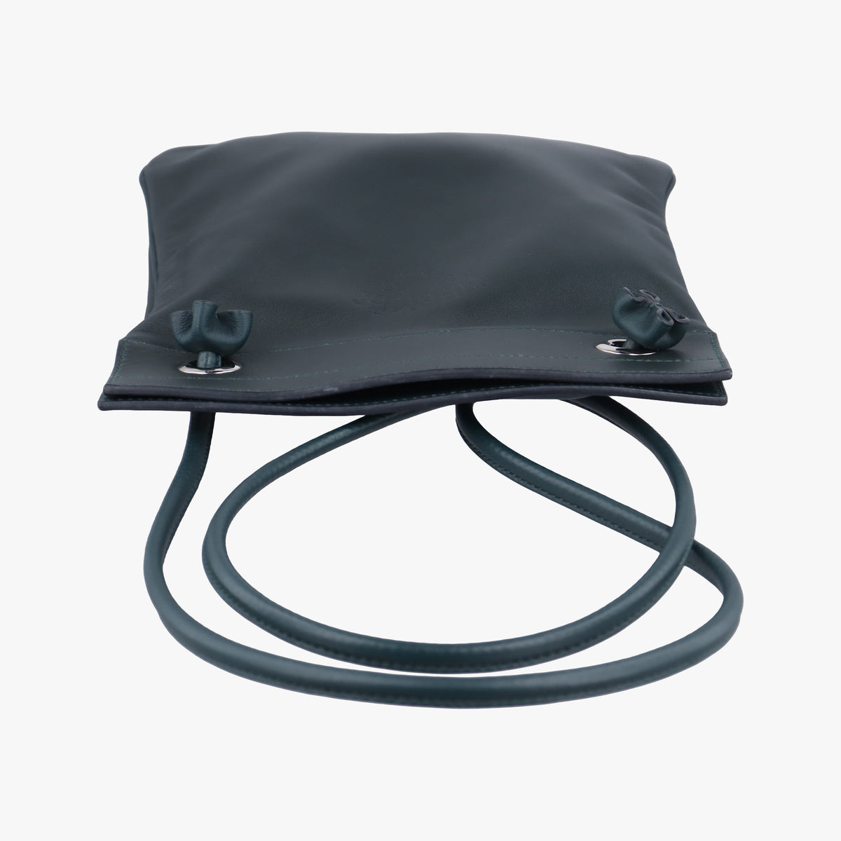 Vintage Hermes Sac Aline mini Green leather  shoulderbag | stylenewstar