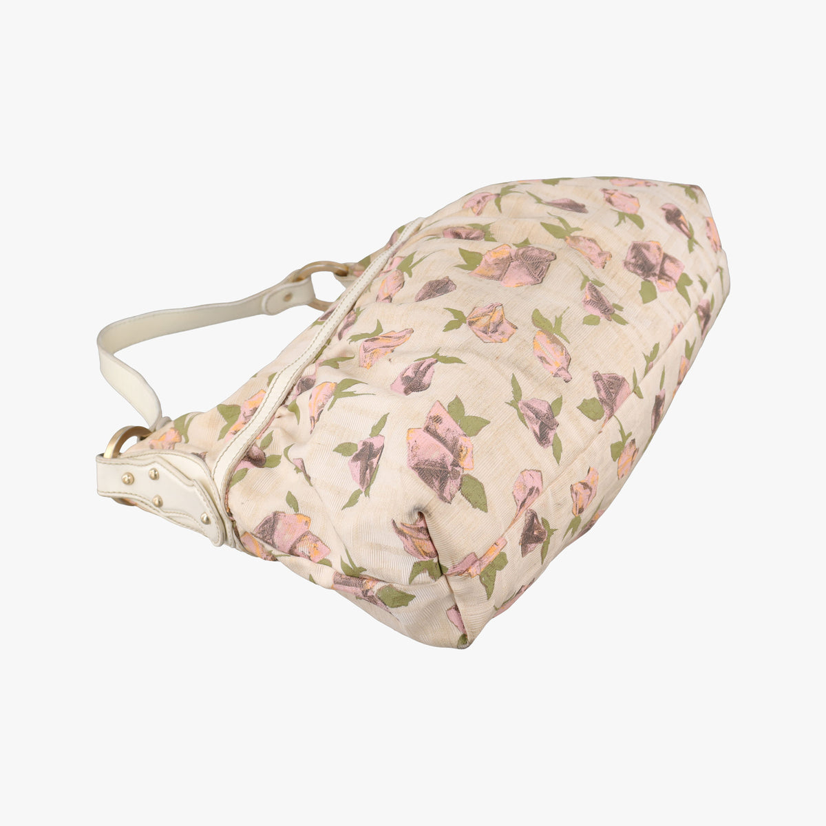 Secondhand Fendi Chef Perforated Charm Zucca Print Multicolour Canvas × Leather 8BR448 shoulderbag | stylenewstar