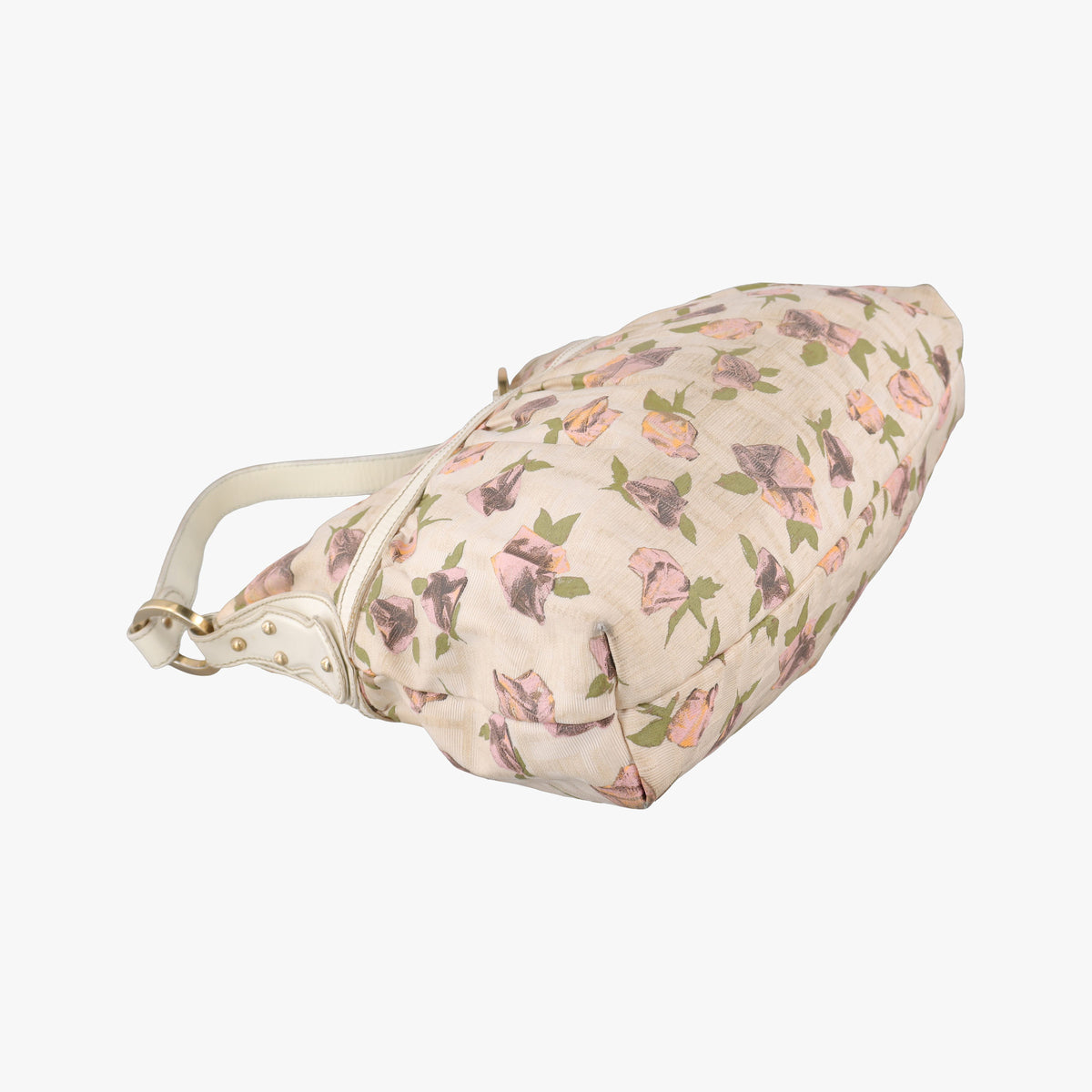 Secondhand Fendi Chef Perforated Charm Zucca Print Multicolour Canvas × Leather 8BR448 shoulderbag | stylenewstar