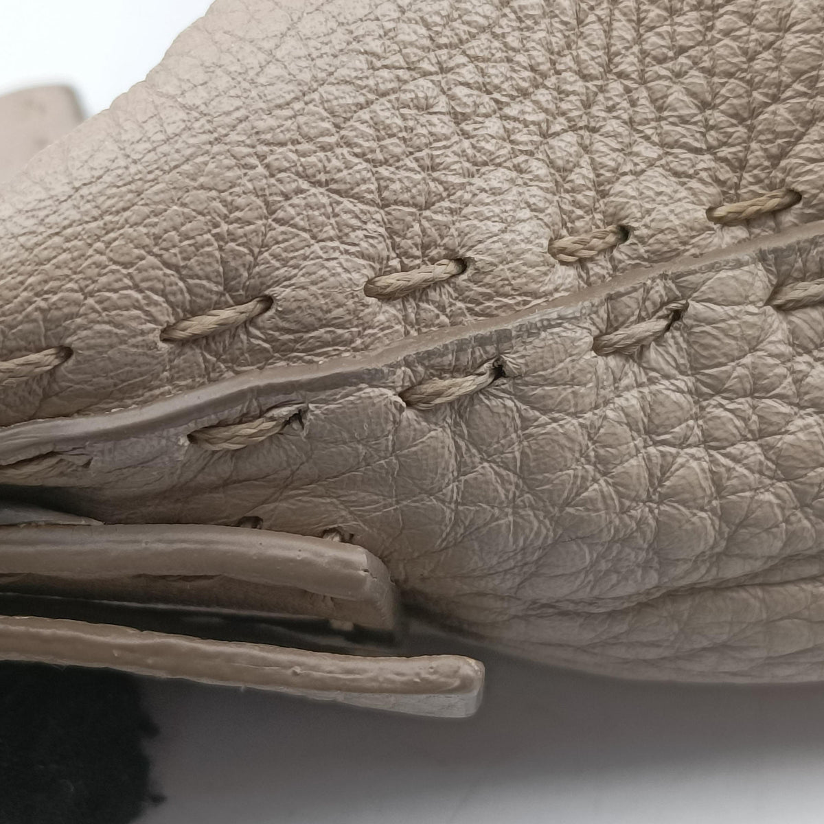 Pre-owned Christian Dior Selleria Beige Leather 8BR420 shoulderbag | stylenewstar