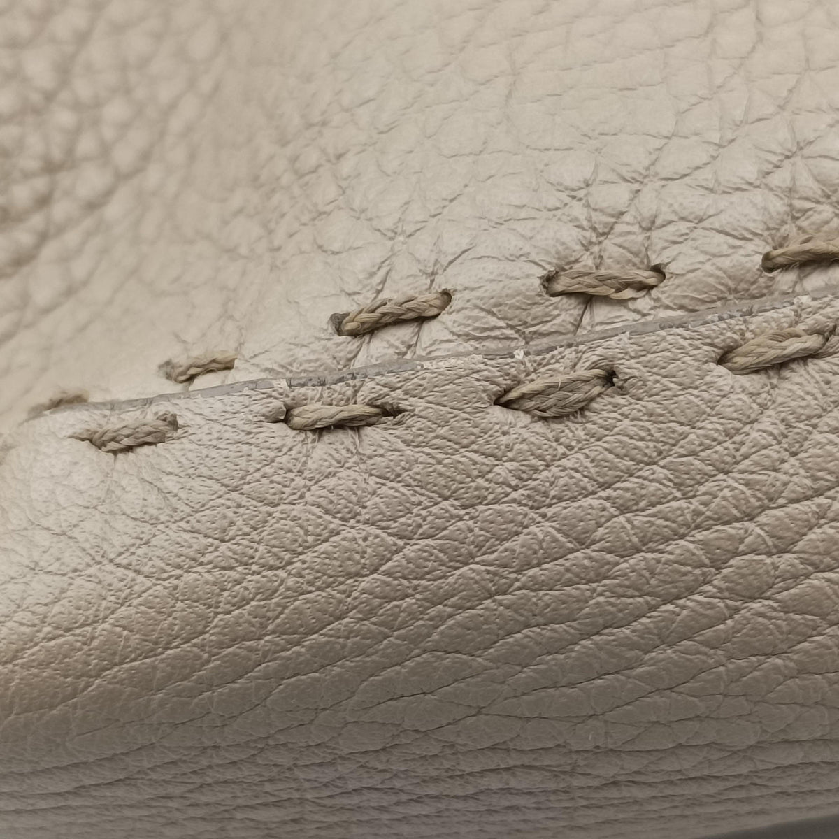 Pre-owned Christian Dior Selleria Beige Leather 8BR420 shoulderbag | stylenewstar