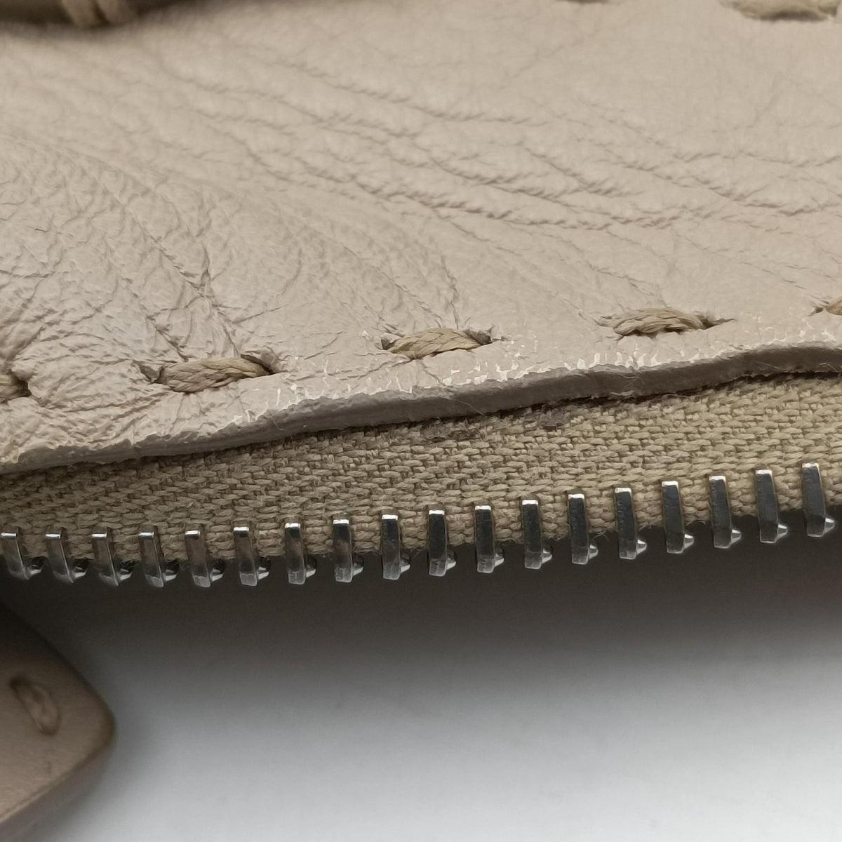 Pre-owned Christian Dior Selleria Beige Leather 8BR420 shoulderbag | stylenewstar